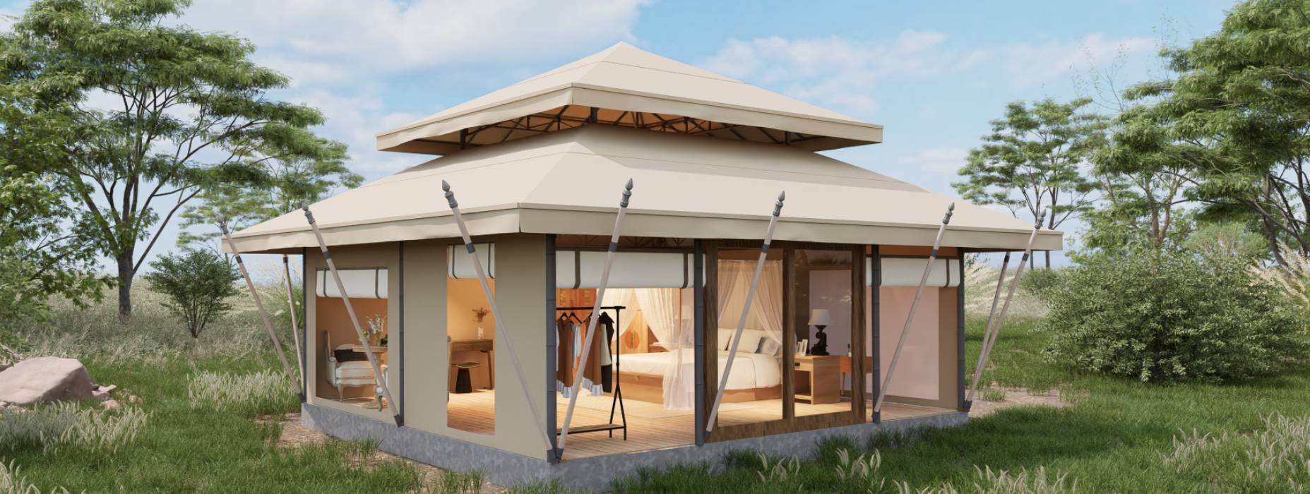 镇海区户外野奢帐篷